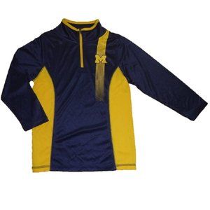 Pro Edge Navy and Yellow Kids Sweatshirt